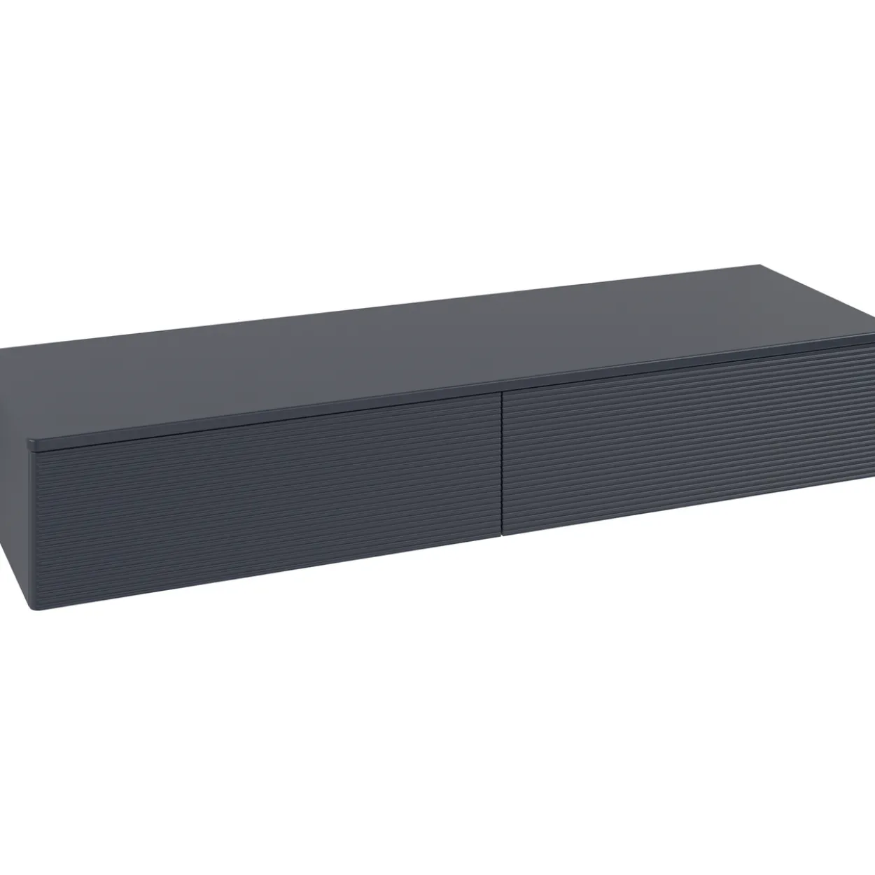 V&b antao sideskap 2 skuffer rillet 1600x268x500 blå
