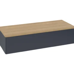 V&b antao sideskap 1 skuff glatt 1200x268x500 blå/eik