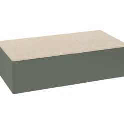 V&b antao sideskap 1 skuff glatt 1000x268x500 grønn/créme