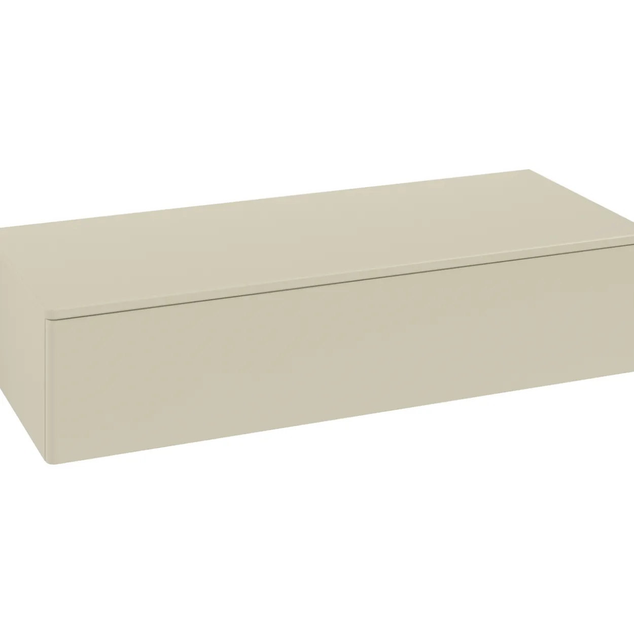 V&b antao sideskap 1 skuff glatt 1200x268x500 silkegrå