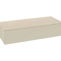 V&b antao sideskap 1 skuff glatt 1200x268x500 silkegrå/créme