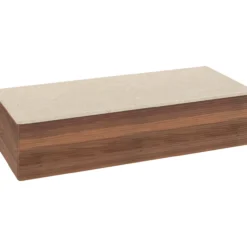 V&b antao sideskap 1 skuff rillet 1200x268x500 valnøtt/créme