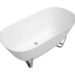 V&b antheus frittstående badekar 155x75 hvit alpin