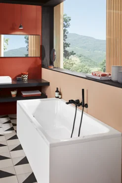 V&b architectura badekar 180x80 for innbygging hvit alpin