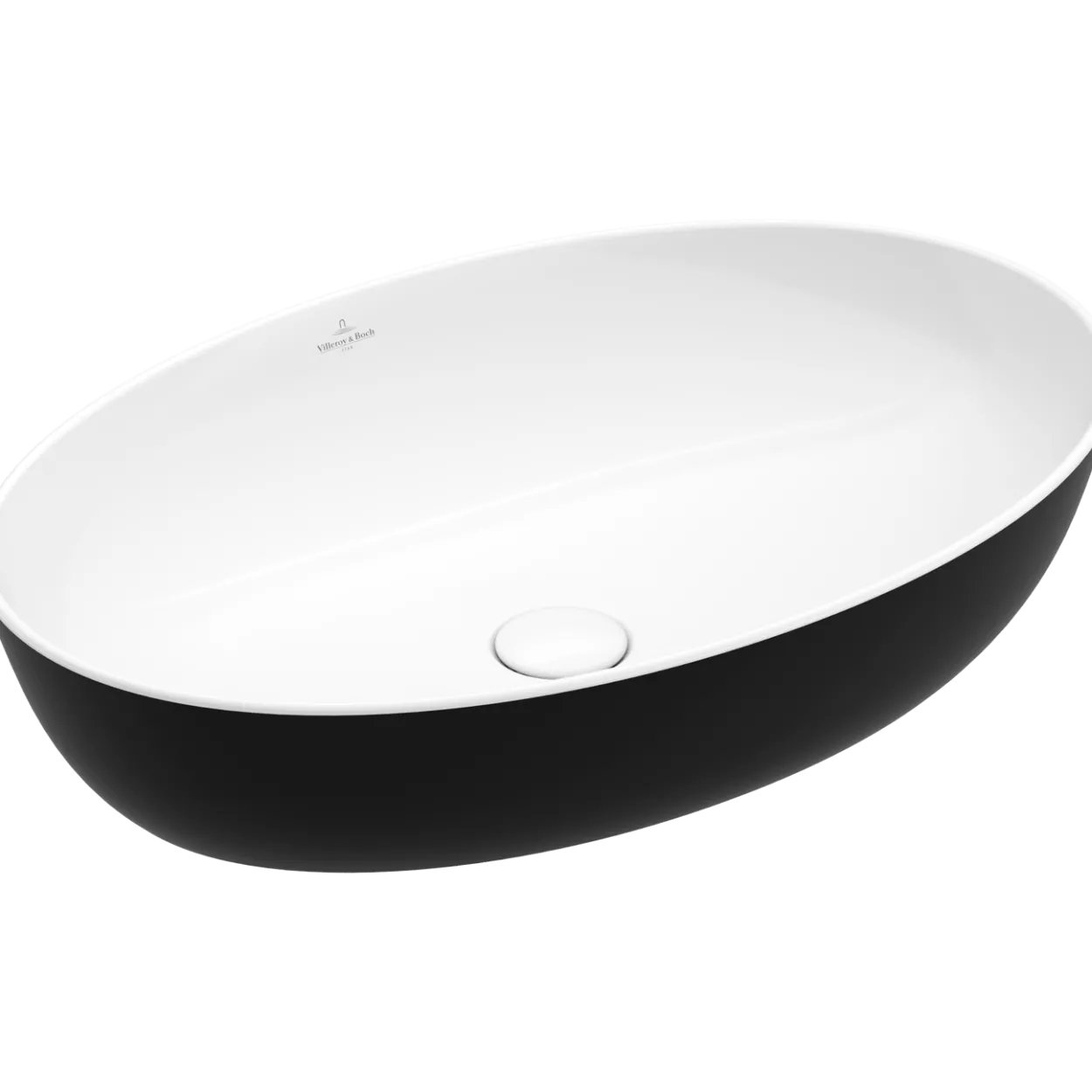 V&b artis servant oval 61x41 coal black