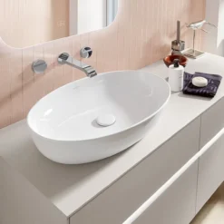 V&b artis servant oval 61x41 hvit alpin