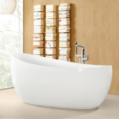 V&b aveo new generation frittstående badekar 190x95 hvit alpin