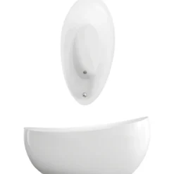 V&b aveo new generation frittstående badekar 190x95 hvit alpin