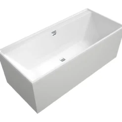 V&b collaro badekar 180x80 for innbygging med avløpssett i krom