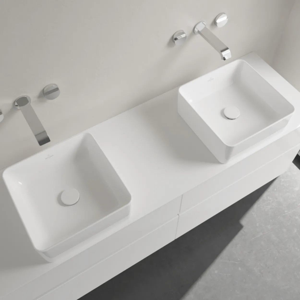 V&b collaro servant c+ 38x38 hvit alpin