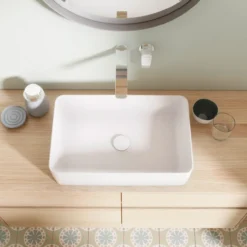 V&b collaro servant 56x36, titanceram hvit alpin u/armaturhull og overløp