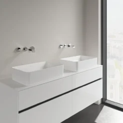 V&b collaro servant 56x36, titanceram hvit alpin u/armaturhull og overløp