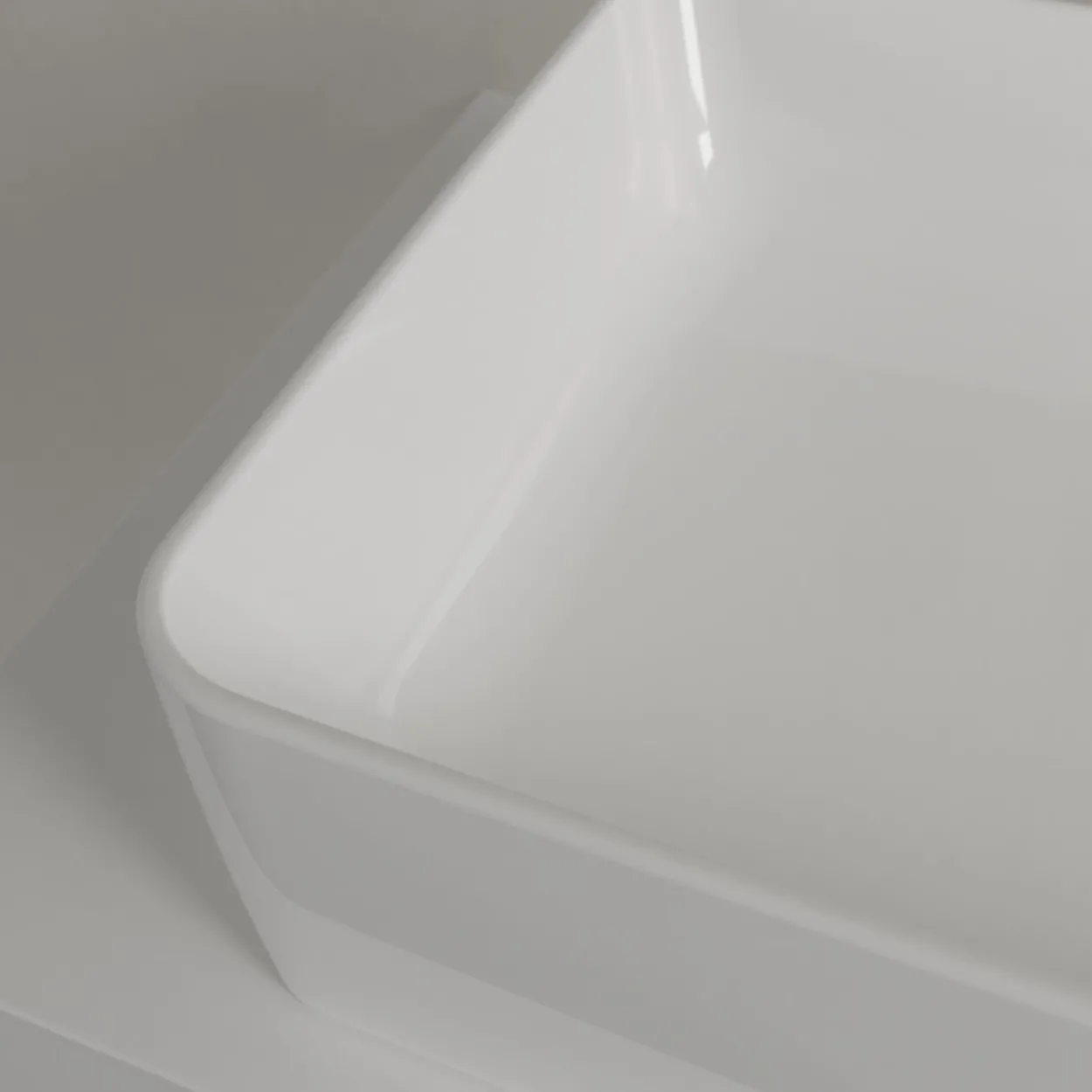 V&b collaro servant 56x36, titanceram hvit alpin u/armaturhull og overløp