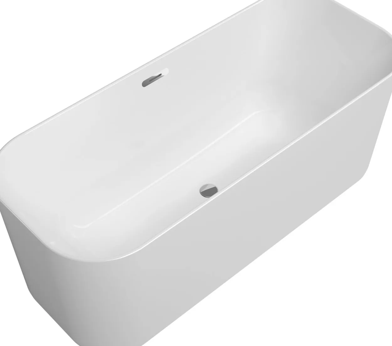 V&b finion badekar 170x70 med detaljer i krom