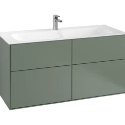 V&b finion servantskap 120 oliven matt lakk