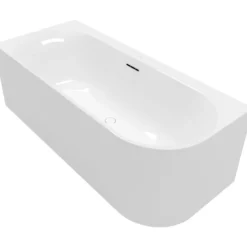 V&b loop & friends oval duo back-to-wall badekar 180x80 venstre hvit alpin