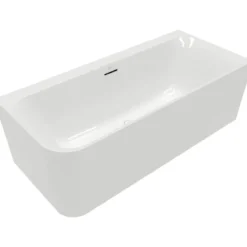 V&b loop & friends oval duo back-to-wall badekar 180x80 høyre hvit alpin