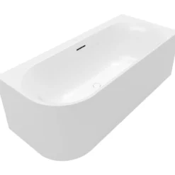 V&b loop & friends oval duo back-to-wall badekar 180x80 høyre stone white