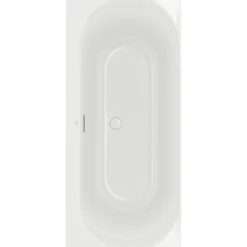 V&b loop & friends oval duo badekar 180x80 for innbygging hvit alpin