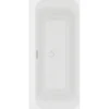 V&b loop & friends square duo badekar 170x75 for innbygging stone white