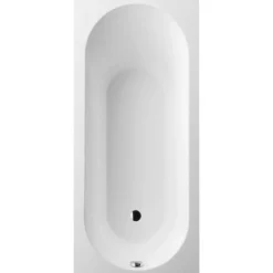V&b oberon badekar 160x75 for innbygging hvit alpin