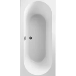 V&b o.novo badekar 190x90 for innbygging hvit alpin