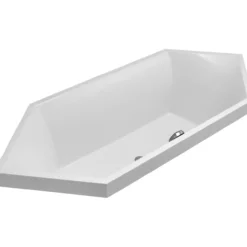 V&b square duo badekar 190x80 sekskantet for innbygging hvit alpin