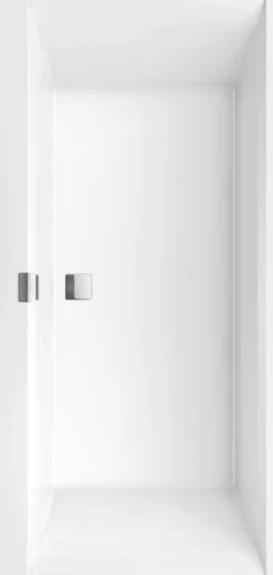V&b squaro edge 12 badekar 190x90 for innbygging med avløpssett i krom