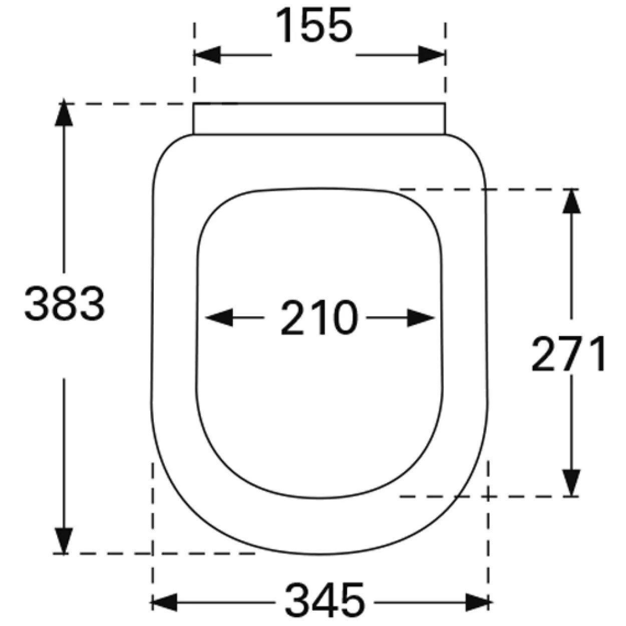 V&b subway 1.0 compact toalettsete standard hvit alpin