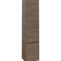 V&b subway 3.0 høyskap 40x171 høyre 2 dører arizona oak håndtak i volcano black