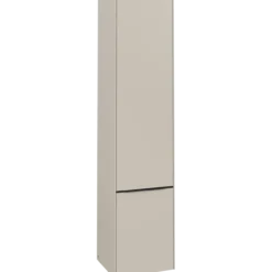 V&b subway 3.0 høyskap 40x171 høyre 2 dører cashmere grey håndtak i volcano black