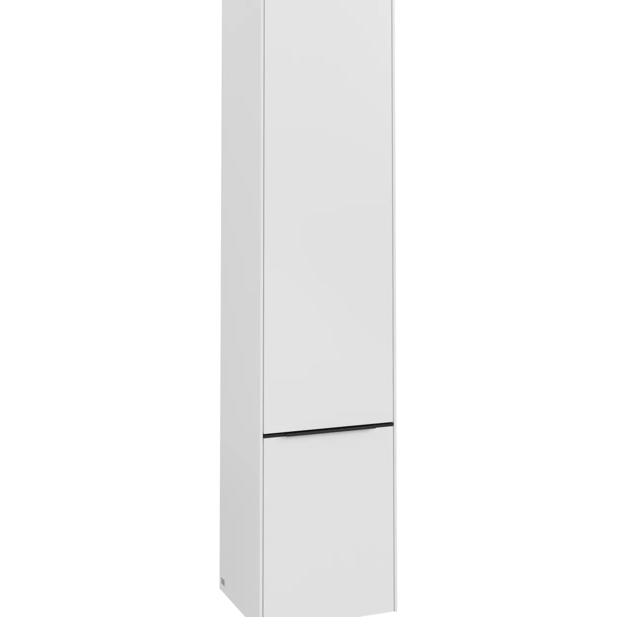 V&b subway 3.0 høyskap 40x171 høyre 2 dører pure white håndtak i volcano black