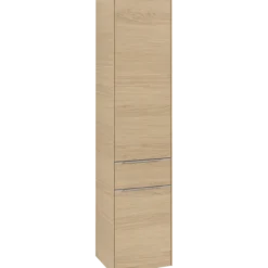 V&b subway 3.0 høyskap 40x171 høyre 2 dører & skuff nordic oak håndtak i krom