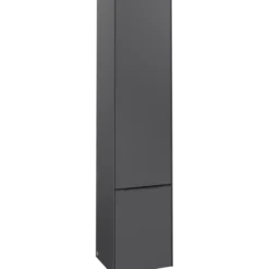 V&b subway 3.0 høyskap 40x171 venstre 2 dører black graphite håndtak i volcano