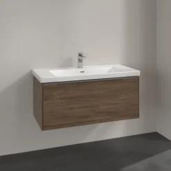 V&b subway 3.0 servantskap 97x42 arizona oak håndtak i krom