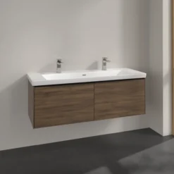 V&b subway 3.0 servantskap 127x42 arizona oak håndtak i volcano black
