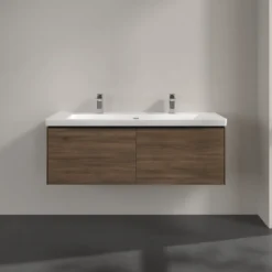 V&b subway 3.0 servantskap 127x42 arizona oak håndtak i volcano black