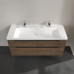 V&b subway 3.0 servantskap 127x57 arizona oak håndtak i volcano black