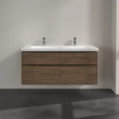 V&b subway 3.0 servantskap 127x57 arizona oak håndtak i volcano black