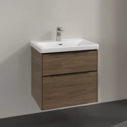 V&b subway 3.0 servantskap 62x57 arizona oak håndtak i volcano black