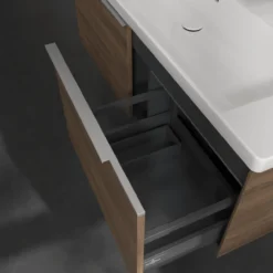 V&b subway 3.0 servantskap 127x42 arizona oak m/lys håndtak i krom