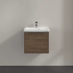 V&b subway 3.0 servantskap 47x42 arizona oak m/lys håndtak i krom