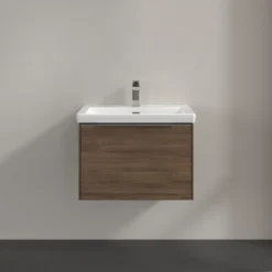 V&b subway 3.0 servantskap 66x42 arizona oak m/lys håndtak i krom