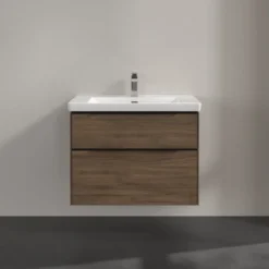 V&b subway 3.0 servantskap 77x57 arizona oak m/lys håndtak i volcano black