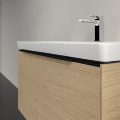 V&b subway 3.0 servantskap 77x42 arizona oak m/lys håndtak i volcano black