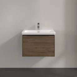 V&b subway 3.0 servantskap 66x42 arizona oak m/lys håndtak i volcano black