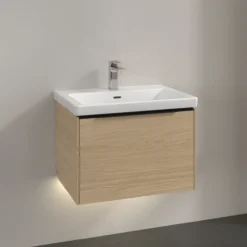 V&b subway 3.0 servantskap 66x42 arizona oak m/lys håndtak i volcano black