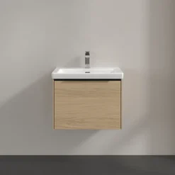 V&b subway 3.0 servantskap 57x42 arizona oak m/lys håndtak i volcano black