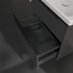 V&b subway 3.0 servantskap 62x57 black graphite håndtak i volcano