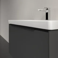 V&b subway 3.0 servantskap 77x42 black graphite håndtak i volcano